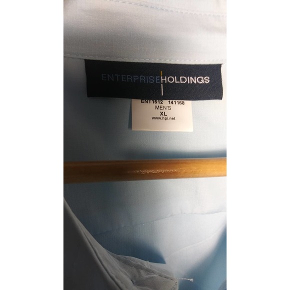 Enterprise Holdings Shirts Enterprise Holdings Mens Solid Blue